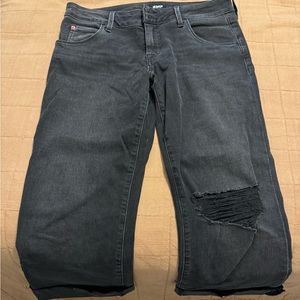 Hudson bootcut crop jeans